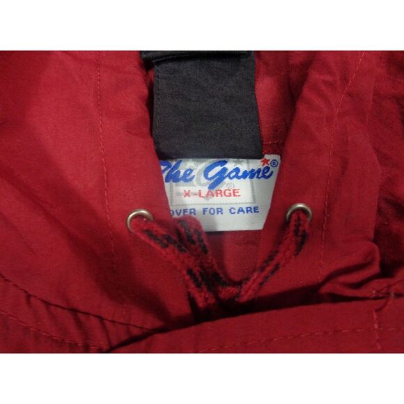 Vtg The Game Florida State Seminoles Windbreaker Jacket XL Red Pullover 90s - Picture 6 of 10